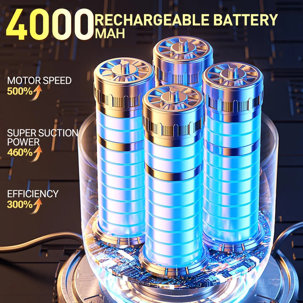 SZUK New Car Vacuum Cleaner 165000Pa Wireless Vacuum Cleaner Powerful Suction Handheld Portable Mini Vacuum Cleaner for Car