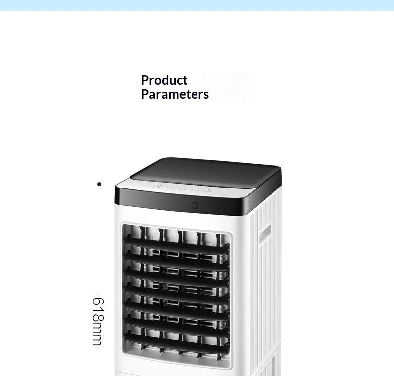 Remote Control Air Cooler Portable Water Cooling Fan Mini Mobile Air Conditioner Household Refrigeration Fan EU US UK Plug
