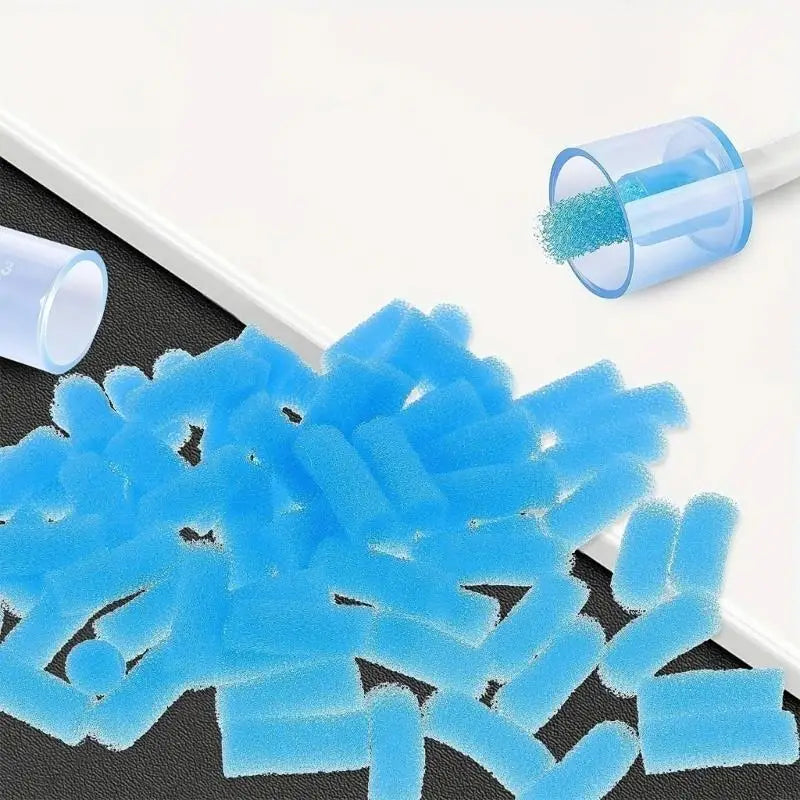 200pcs Baby Nasal Hygiene Foam Sponge Nasal Aspirator Sponge for Gentle Cleaning