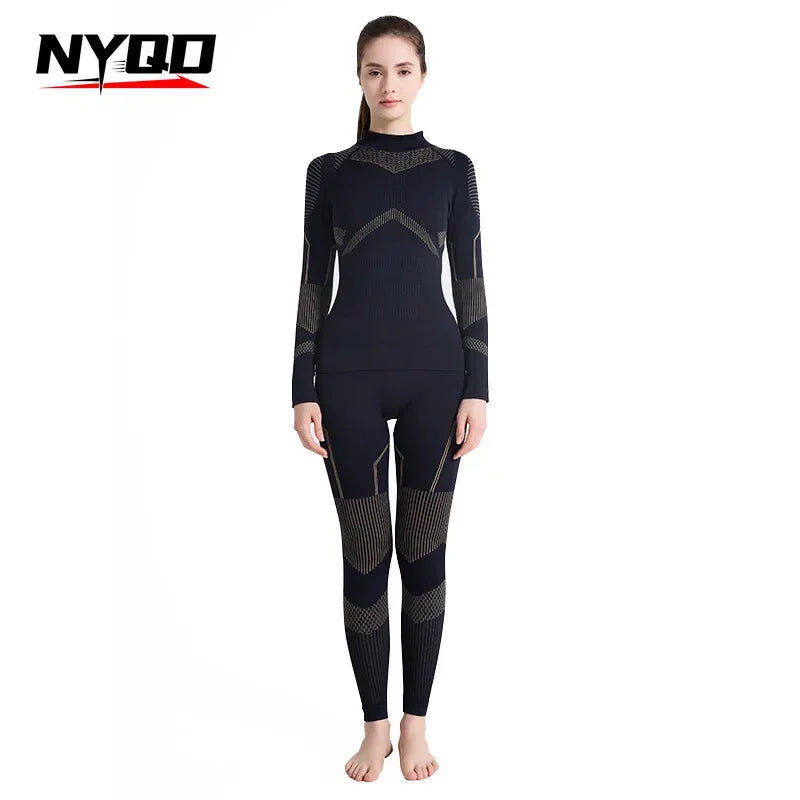 Ski Quick-drying Clothes Intimatesheattech Compression Sweat-wicking Breathable Women's Outdoor Hiking Sportswear Functional