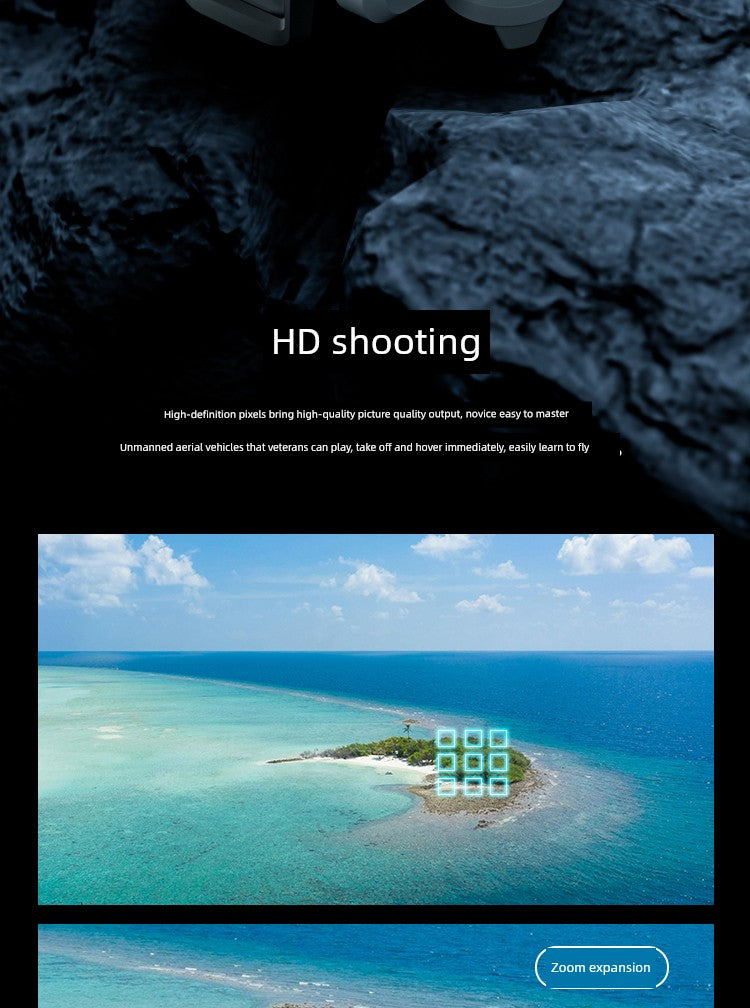 2025 New Arrival Remote Control Aircraft Kids UAV Toy Professional HD Aerial Photography Primary School Student Small Aircraft