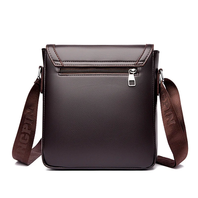 Luxury Brand Men Leather Shoulder Bags Waterproof Business Handbag Travel Tote Crossbody Cross Body Messenger Bag Pack For Male