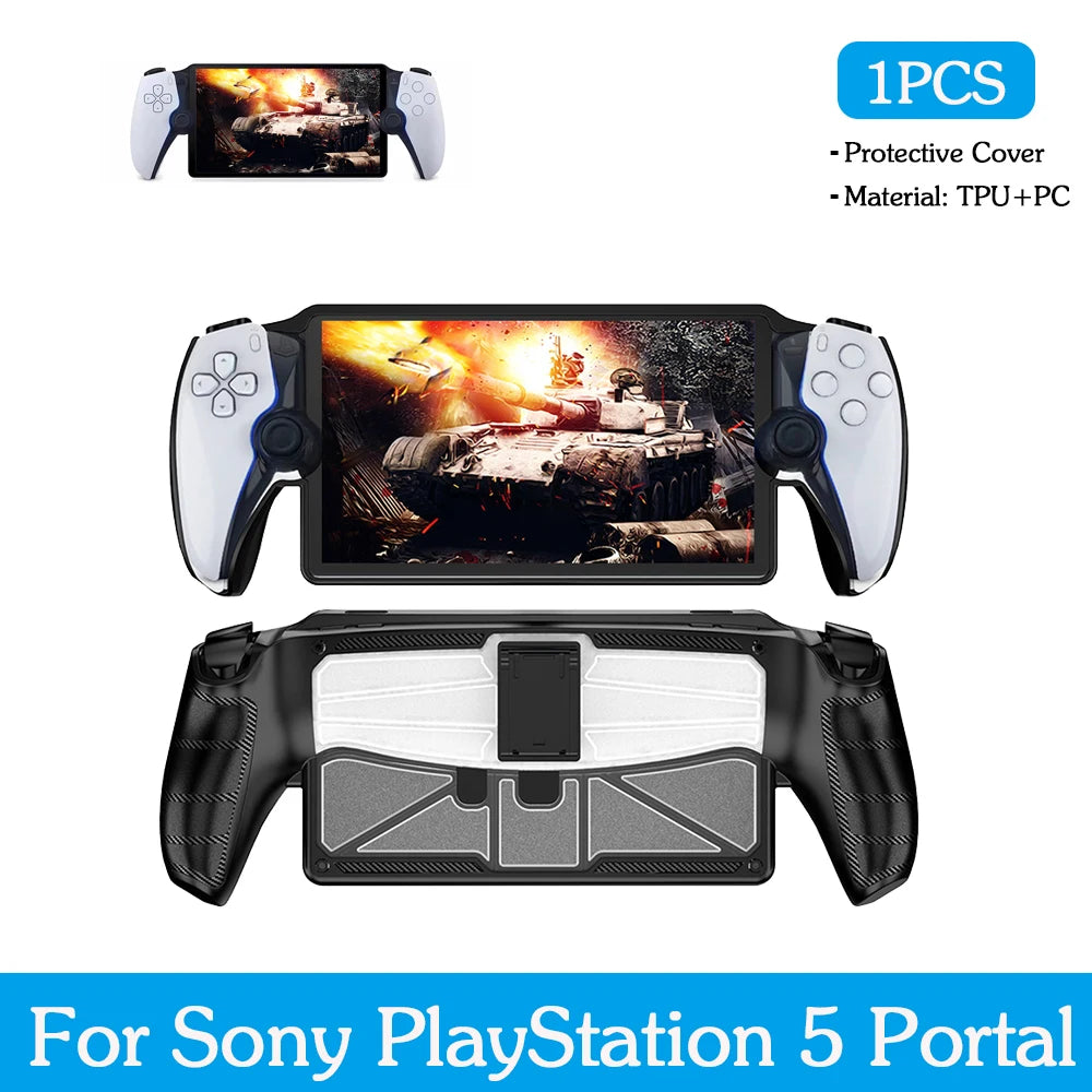 Transparent Protective Shell Case for PS5 Portal Sleeve Skin Anti-Scratch Handheld Game Console Cover for PlayStation 5 Portal