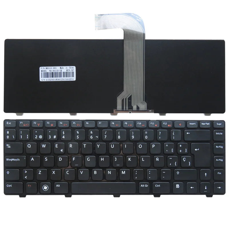 US/RU/SP/FR/AR/UK Keyboard For DELL Vostro V1440 V1450 v2420 2520 V3350 V131D Inspiron 7520 7420 15RR-3518 5520 14Z-N411Z