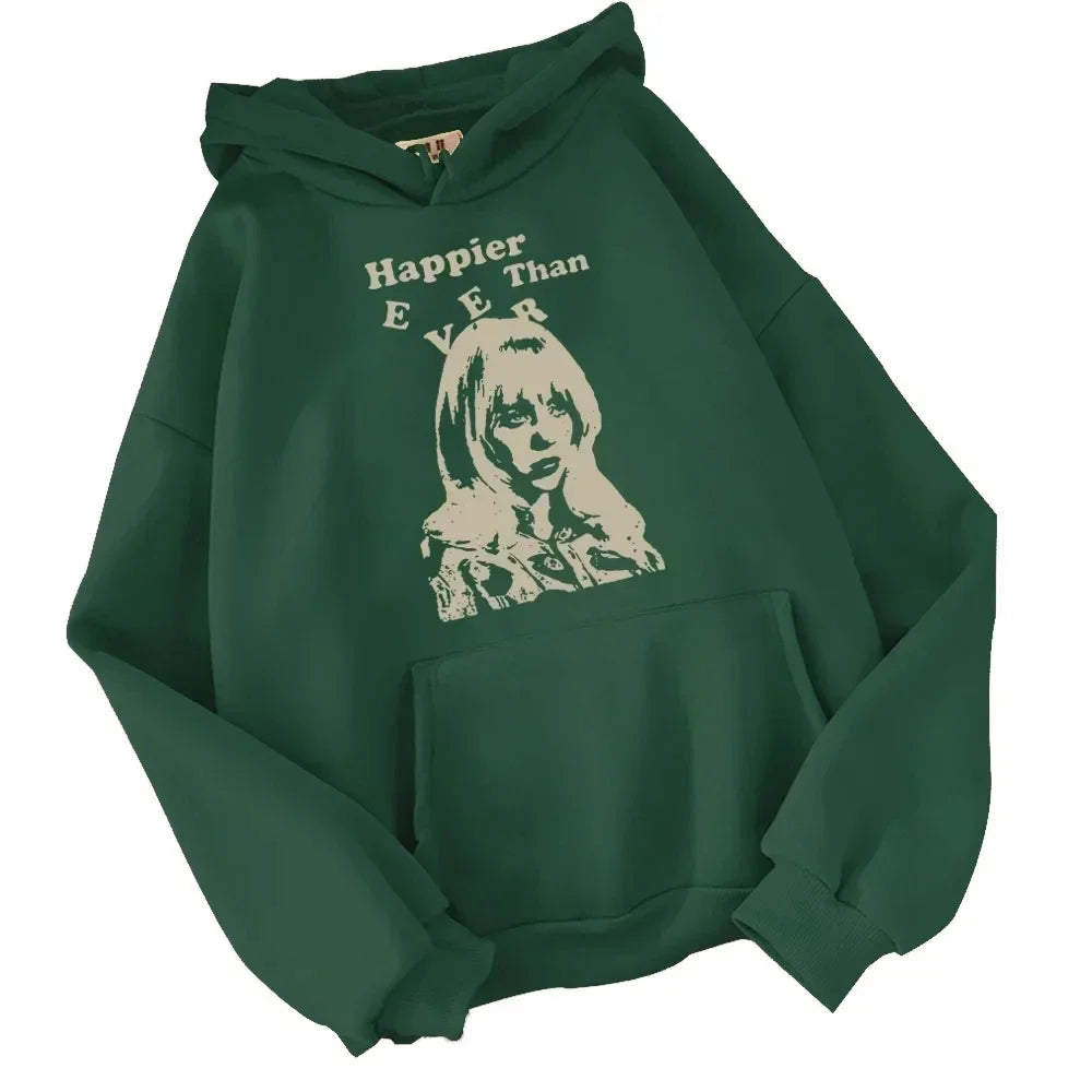 2025  Ever Happy of Ever hooded sweatshirt casual and personalized hooded top hoodie neutral streetwear music album fan gift