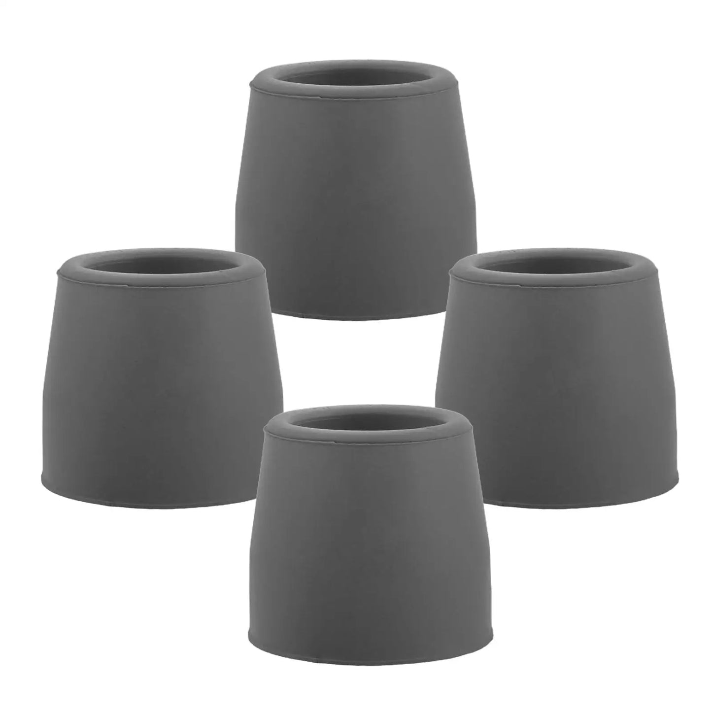 4 Pcs Walker Foot Pads Anti Slip Replacement Tips Rubber Glide Attachments For Crutches Walkers Sturdy Accessories Walker Tip