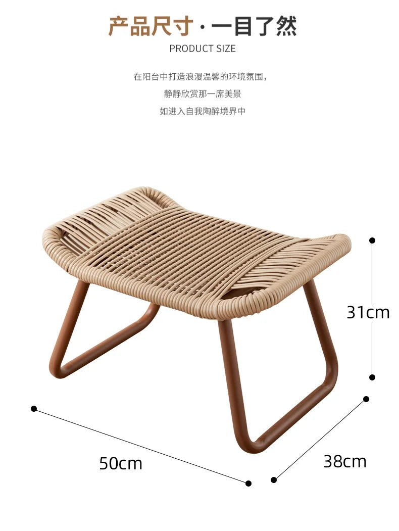 Office under Desk Footrest Stool Ottoman Pedal Leg Support Indoor Changing Seat Sofa Shoe Bench Entryway