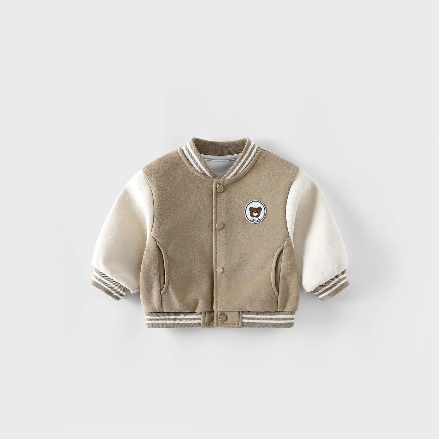 2025 Fall New Toddler Kids Pants Cotton Cartoon Embroidered Harem Pants Baby Boy Casual Striped Denim Baggy Trousers