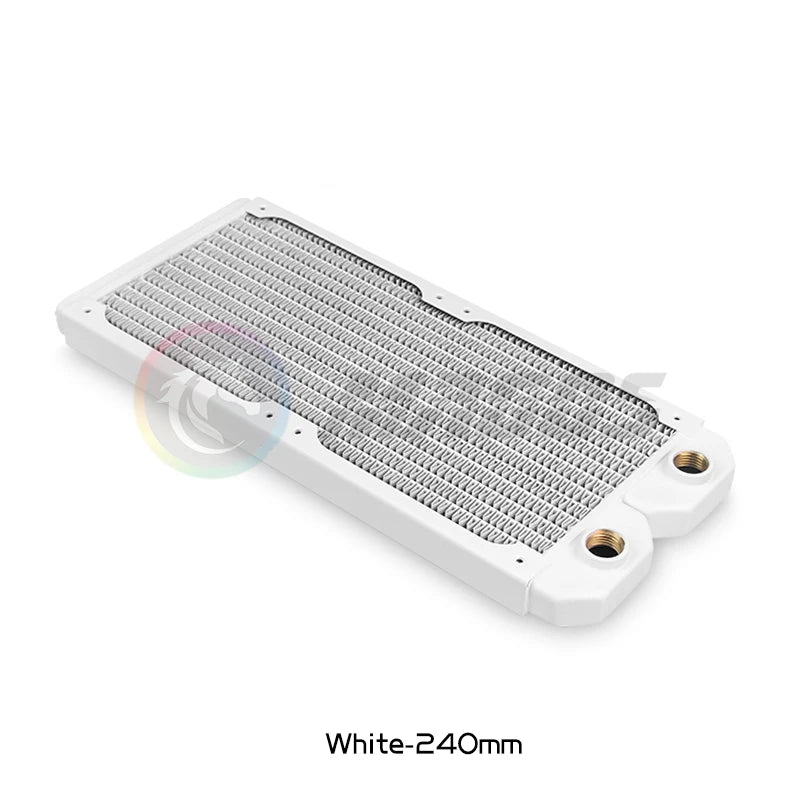 Computer Water Cooling Radiator Slim 20mm Copper 120/240/360/480mm Watercooler Heat Exchanger 12cm Fan Cooler