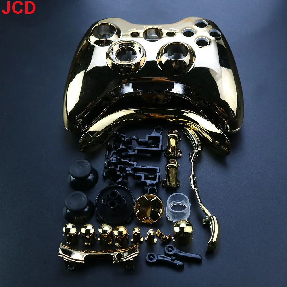 JCD Wireless Game Controller For XBox 360 Case Gamepad Protective Shell Cover Full Set With Buttons Analog Stick Bumpers