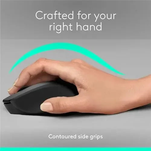 Logitech M330/M331 Wireless Silent Mouse, Ergonomic Comfort Design Quiet Click USB Plug and Play Mouse for PC Laptop Desktop