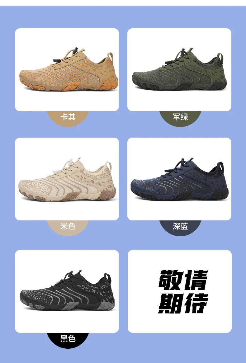 Aqua Shoes For Women Men Barefoot Water Shoes Anti-Slip Quick-Drying Outdoor Beach Upstream Wading Swimming Shoe Sneakers Unisex