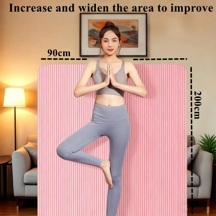 Widening By 90cm Yoga Mat Length 200cm Moisture-proof Outdoor Non-Slip Durable Camping Picnic Mat Exercise Gym Fitness Workout