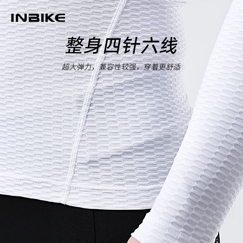 INBIKE Cycling Undershirt Men Long Sleeve Bike Base First Layer Quick Dry Breathable Bicycle Tops Clothing Lightweight MTB Shirt