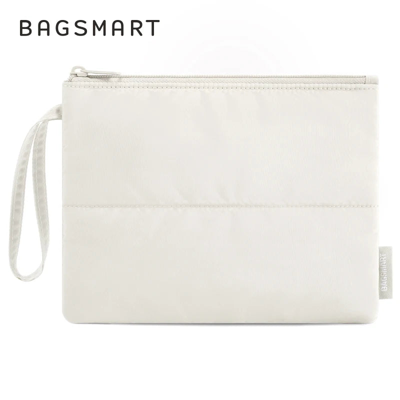 BAGSMART Mini Makeup Bag Portable Cosmetic Storage Bag Earphone Purse Jewelry Organizer Pouch Women Sanitary Napkin