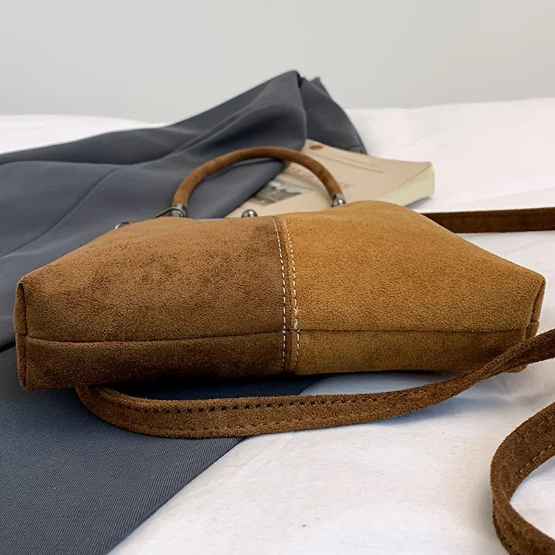 Women'S Soft Synthetic Crossbody with Twist Lock Closure, Compact Makeup & Lipstick Organizer For Travel, Work, Crossbody Purse