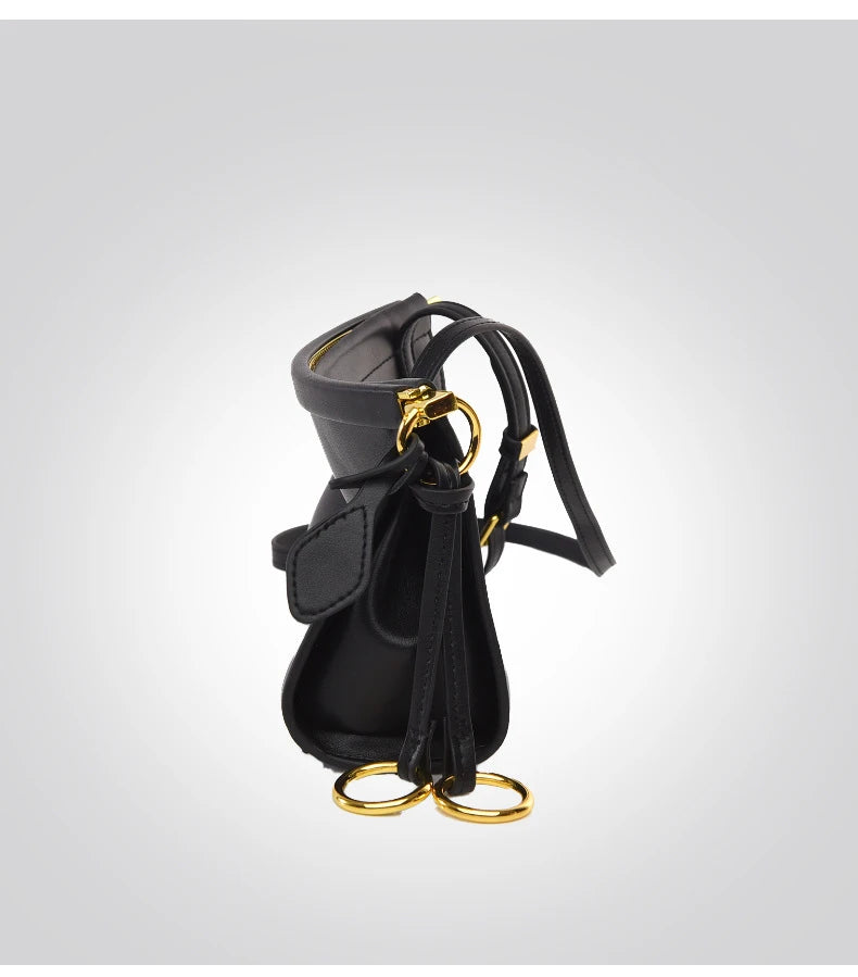 Fashionable Crossbody Bag for Women, Lightweight and Versatile Shoulder Bag, Mobile Phone Bag, Color-Blocking Design, Niche High-End Commuter Bag