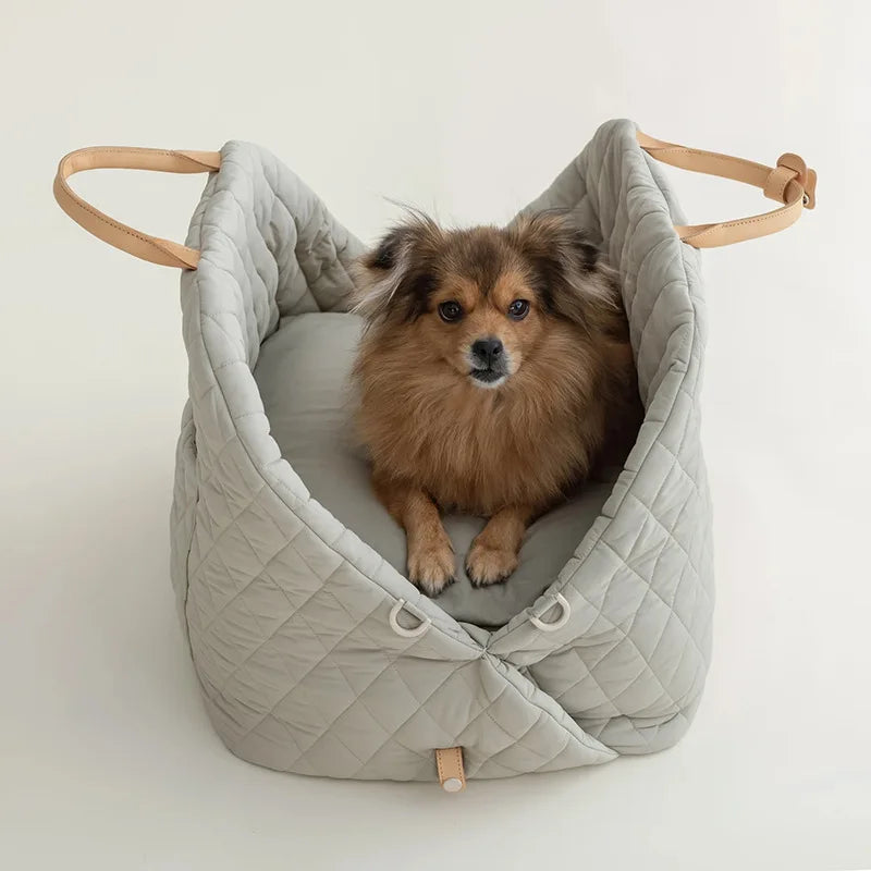 Large Size New Nylon Waterproof Pet Carrier Car Dog Cat Bag Removable Pet Bed Stylish Pet Bag - Crossbody/Shoulder