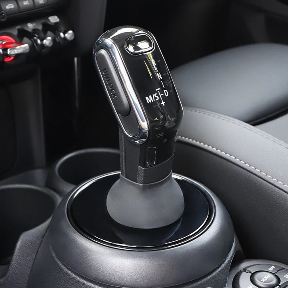 Car Central Control Shift Gear Lever Dust Cover Sticker For MINI Cooper S JCW F54 F55 F56 F57 F60 Decorative Shell Accessories