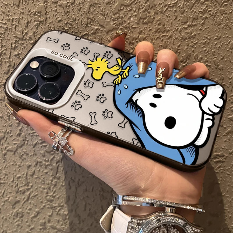 Anime Funny Dog Cool S-Snoopy Hard Phone Case for Xiaomi Redmi Note 15 14 13 12 10 9 Pro Plus 4G 5G 12S 11S 10S  9S Matte Cover