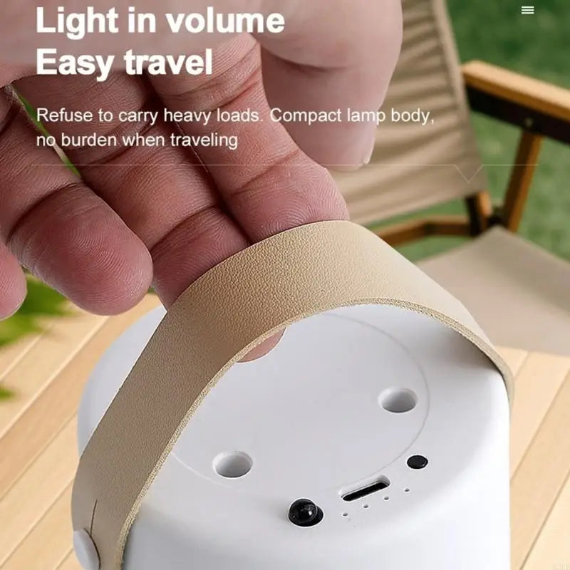 11.4Inch USB Rechargeable Camping Fan With Remote Control And LED Light 3 Speed 3 Brightness Level For Tent Outdoor