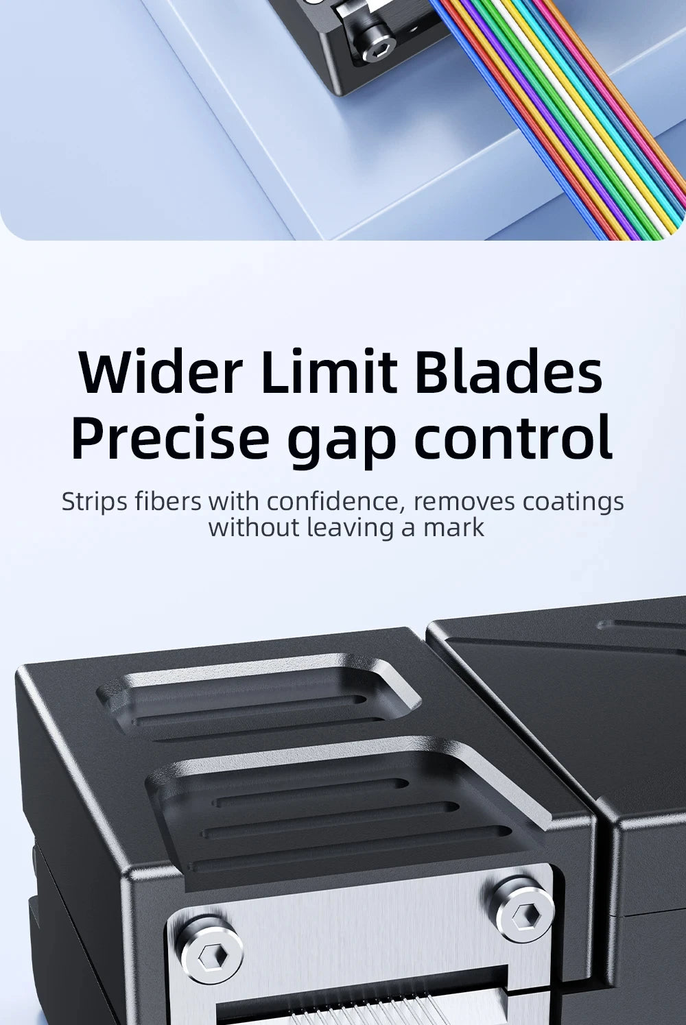 U9 Heated Thermal Stripper Pliers Optical Fiber Cable Stripping Tool Ribbon Slitter for Cable Fusion Work