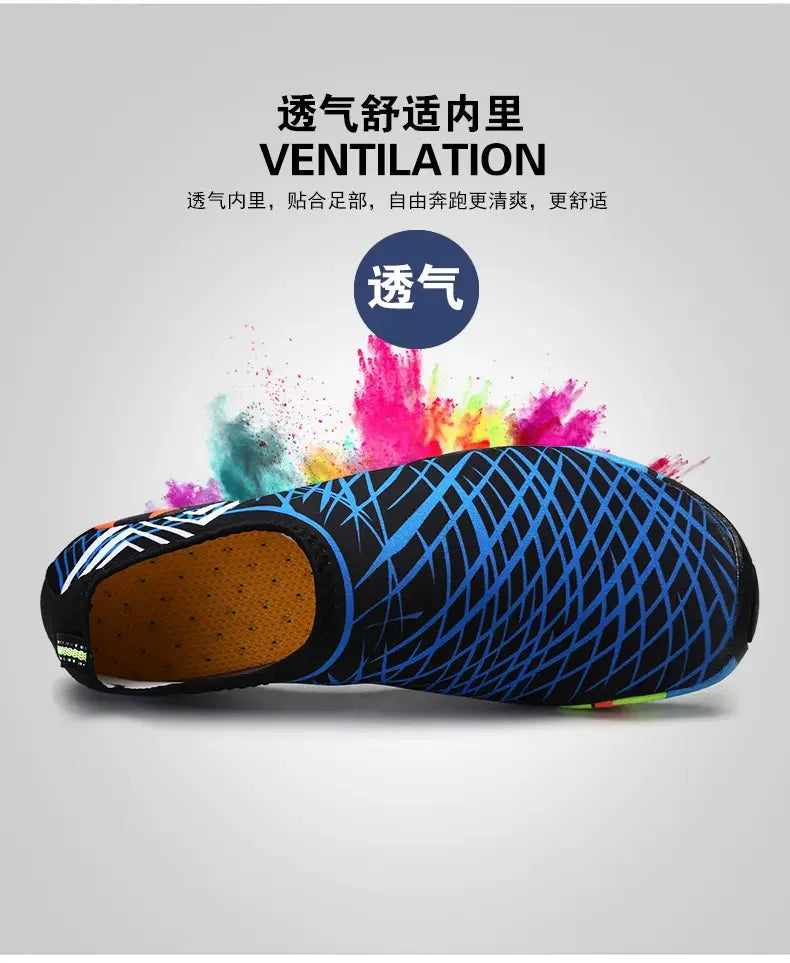 Unisex Shoes Swimming Water Yog Women Men Barefoot Outdoor Beach Sandals Upstream Aqua Shoes Nonslip River Sea Diving Sneakers