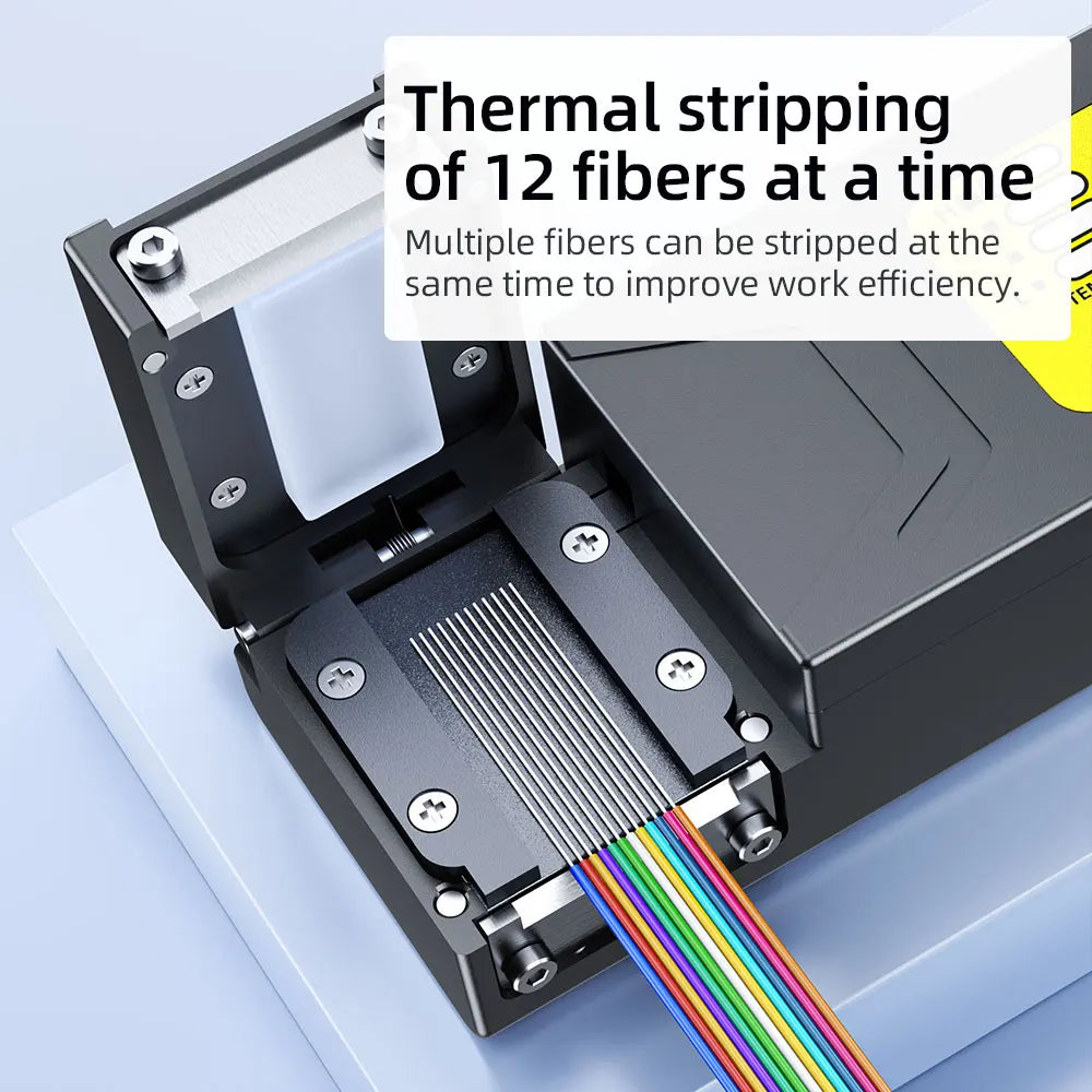SAIVXIAN U9 Fiber Thermal Stripper Pliers Heated Optical Wire Stripping Slitter Ribbon Fiber Hot Stripper Cable Fusion Tool