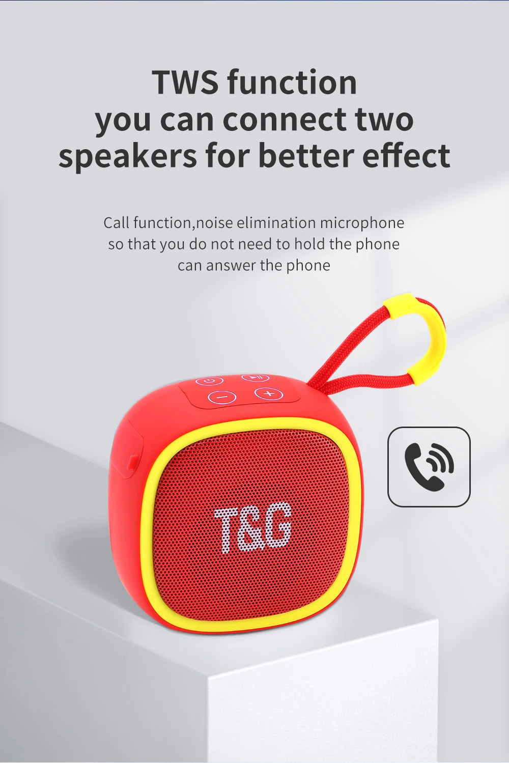 Bluetooth Speaker Mini Portable Wireless Powerful Speakers TWS BT 5.3 Sound Box HIFI Loudspeaker Supports TF Card Radio TG659