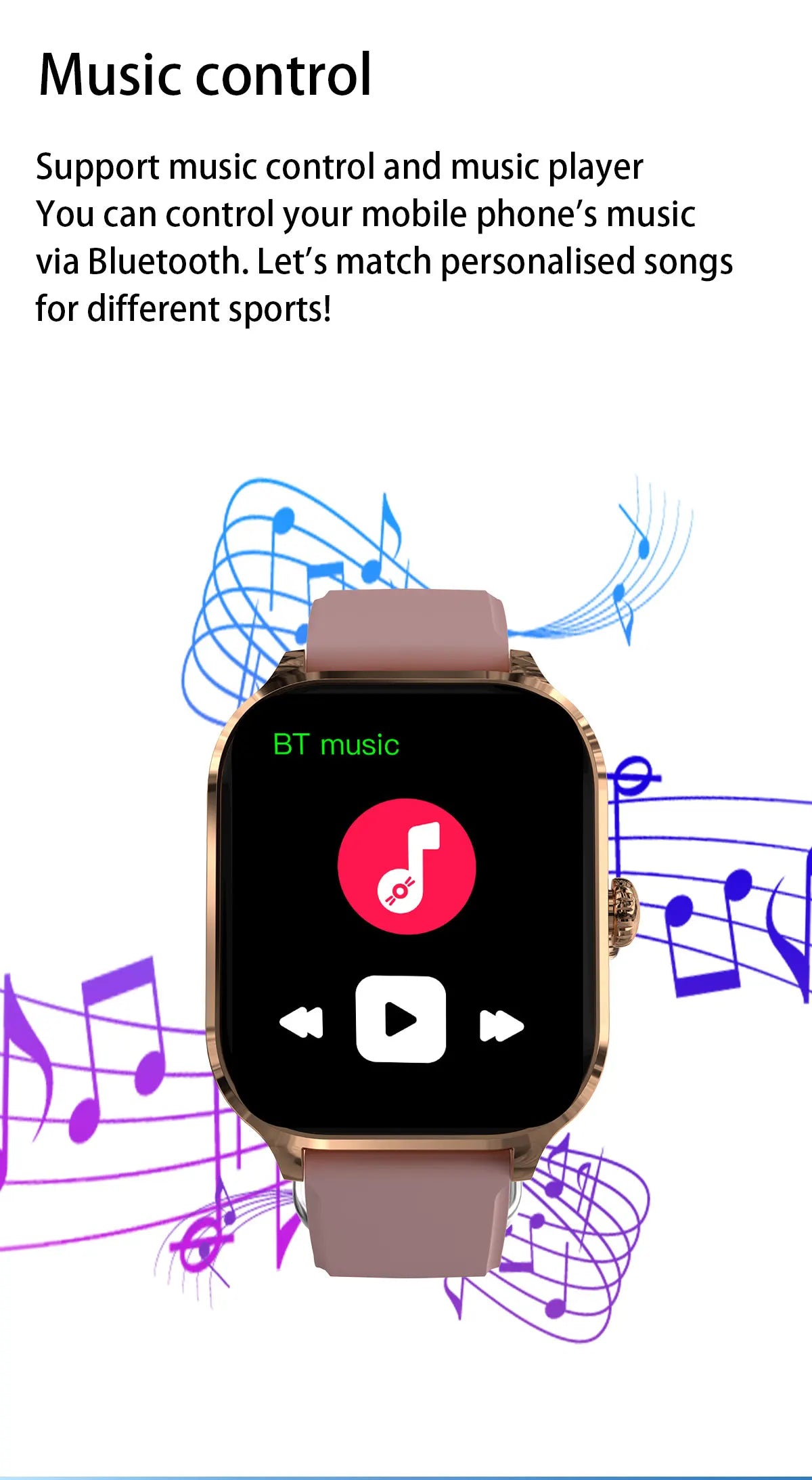 NEW 2.01'' Smartwatch Fitness Tracker Clock Sports Smartband Blood Pressure Monitor Smart Watches for Men Women IOS Android 2026