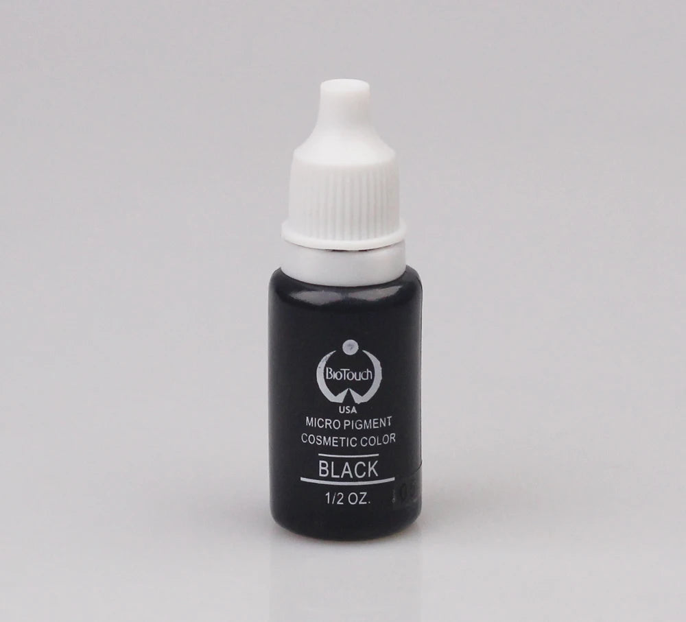 1Pcs Tattoo Ink Pigment Kit Permanent Makeup Micropigment for Eyebrow Eyeliner Lip Art Brown Black Chocolate Dark Red