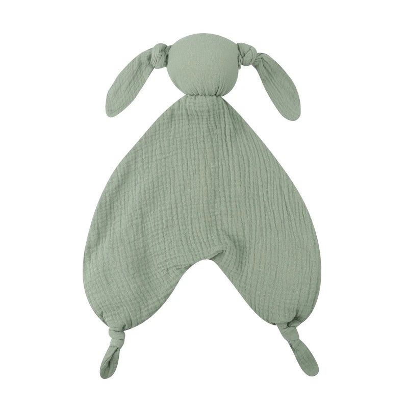 Baby Security Blanket Soothing Appease Towel Soft Animal Rabbit Plush  Teething Bib Infants Comfort Sleeping Nursing Dropship