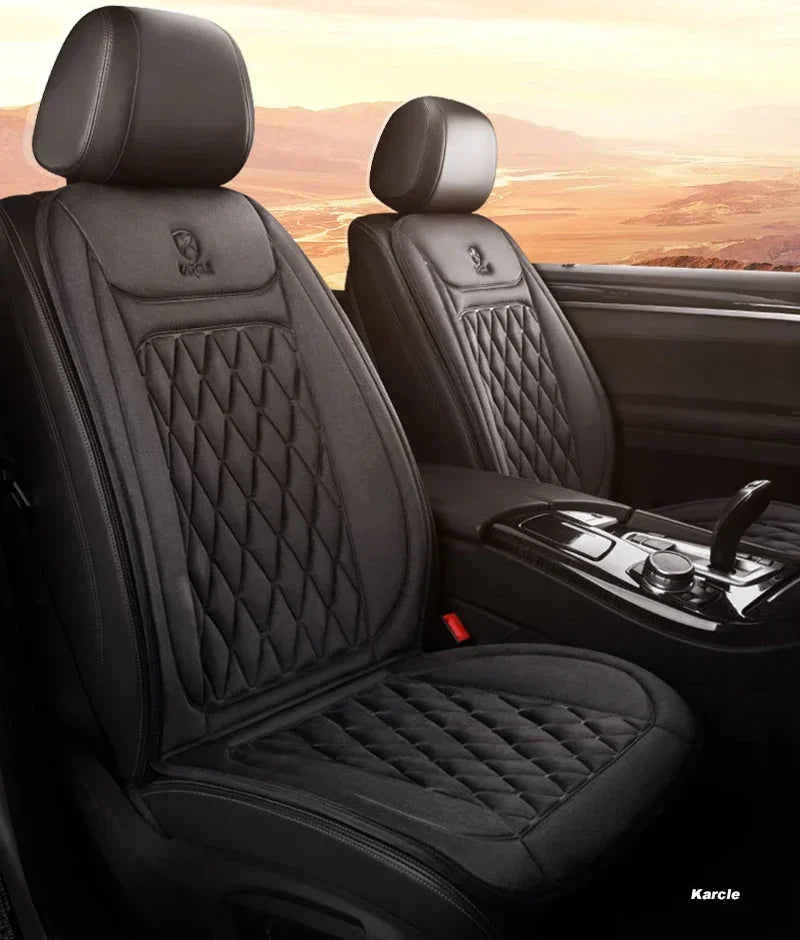 12-24v Heated Car Seat Cover 30' Fast Car Seat Heater Cloth/Flannel Warmed Heated Car Seat Protector 25W Heating Cover