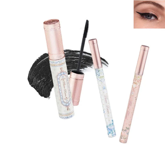 Flower Knows Mascara Eyeliner Butterfly Cloud Collection Long-lasting Waterproof Lash-Lengthening Non-Smudge Fine Natural