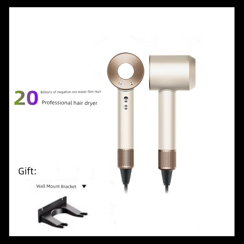 Hair Dryer For Home Negative Ion Top with High-Speed Hair Dryer Student High-Power Negative Ion Leaf-Free Hair Blowing Hair Dryer