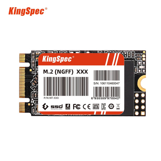 KingSpec NGFF SSD 2242 SATA 128GB 256GB 512GB 1TB M.2 SSD Internal Hard Drive Solid State for Laptop Desktop PC Acer EC 47 Table