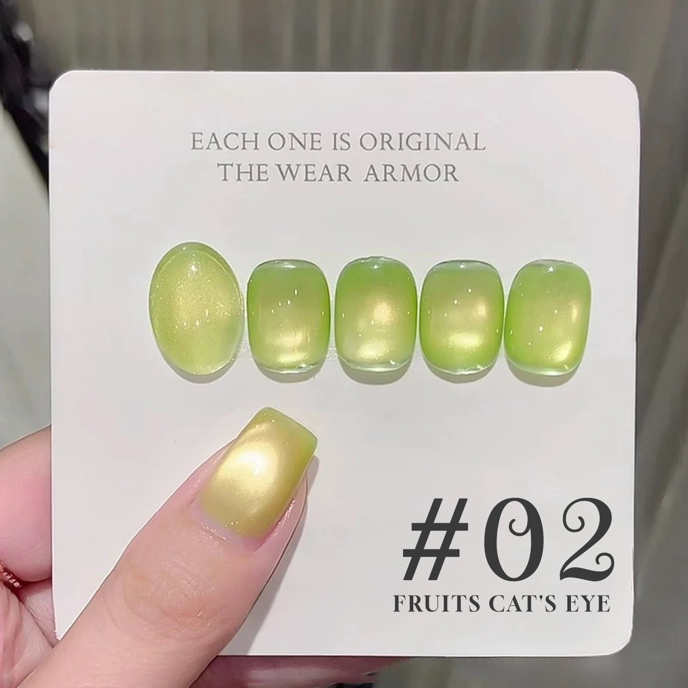 MIANEL 12ML 1-21pcs Emperor Green Cat Eye Gel Nail Polish Whitenning Nails Green Nails Suitable For Nail Salons Nail Supplies