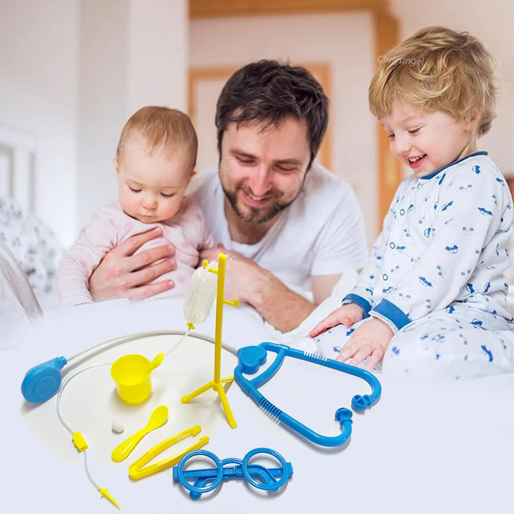 Doctor Play Set 30PCS Simulated Kids Doctor Kit Toys with Stethoscope Educational Pretend Play Medical Toy Boy Girl Toddler Gift