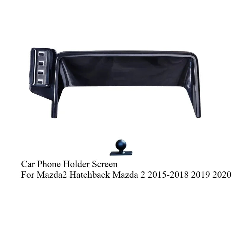 For Mazda 2 Hatchback Mazda 2 2015-2018 2019 2020 Car Phone Holder Screen Fixed Bracket Wireless Charging Car Mobile Phone Mount