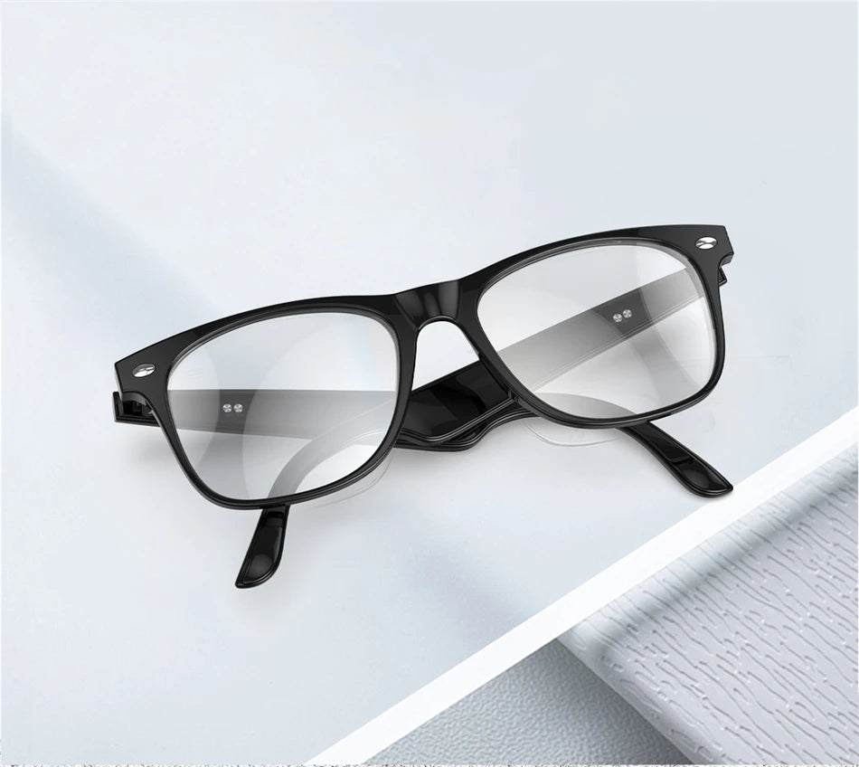 2025 New Smart Glasses Men Multiple Language Al Intelligent Translation Anti-blue Lens Wireless Call Voice Assistant Glasses Man