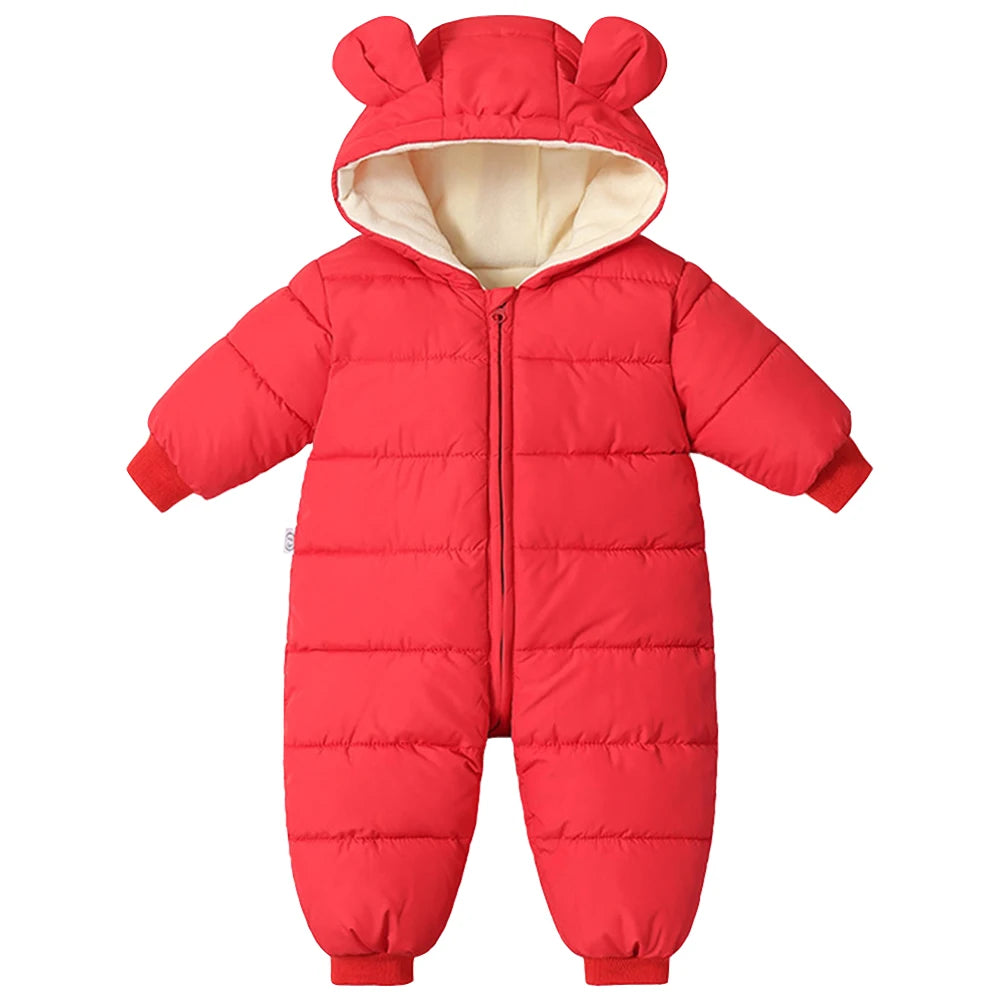 LPATTERN Toddlers Winter Romper,Hood Windproof Babies Jumpsuits,Infant Boys Overalls,Girls Sonwsuits,Warm Children's Outfits