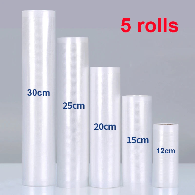 Vacuum Packaging Bags Roll Food Vacuum Bags Vacuum Sealer Bags for Food Vacuum Storage Bags 500cm/Rolls Vacuum Packed Bags Rolls