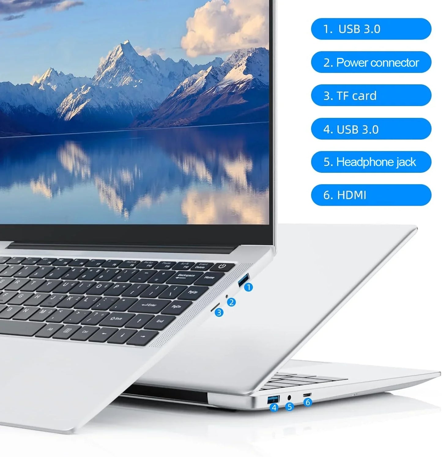 2026 Office Laptop Windows 11 Pro intel i7 8650U Intel Atom A3950 14.1 inch Notebook Computer 12GB RAM 1TB 2TB SSD PC Gaming