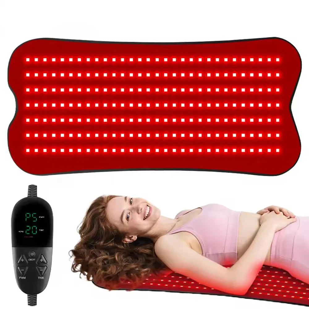 210pcs Red Infrared Light Therapy Pad LED Beauty Devices LED Bead Red Light Belt for Face and Body Back Knee Hands Feet Relief