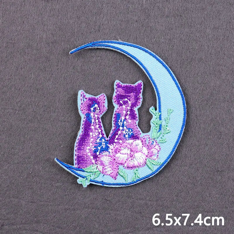 Mandala Iron On Patches For Clothes DIY Embroidery Applique Fusible Patch Ironing Stickers Letters Patch For Jacket Badge