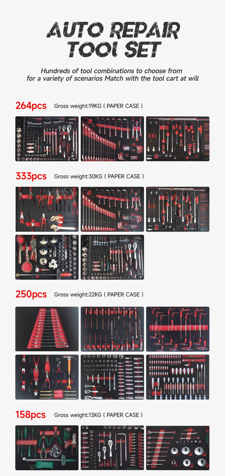 Storage Cabinet Toolbox Drawers Cart Tools Trolley Rolling Tool Cart For Mechanic