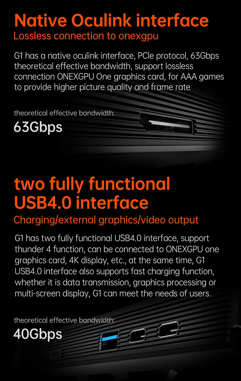 OneXPlayer G1 Gaming Laptop AMD Ryzen AI 9 HX 370 & Intel Core Ultra 7 255H Portable 8.8 Inch 144Hz Dual-Mode Keyboard Computer