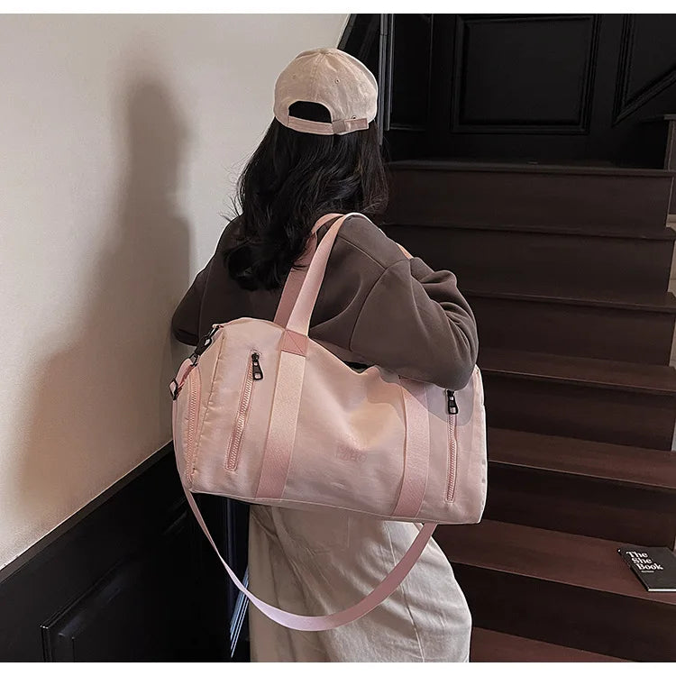 Fashion Travel Bags For Women Large Capacity Men's Sports Bag Waterproof Weekend Sac Voyage Female Messenger Bag Dry And Wet