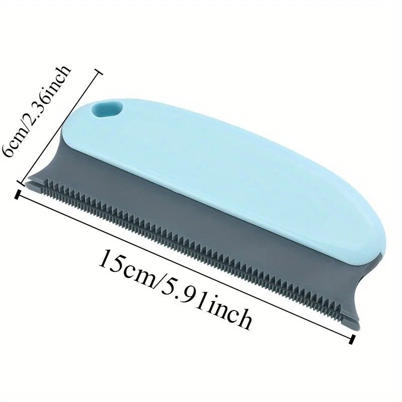 Pet Hair Cleaning Brush, With Anti-scratch Rubber Bristles - Suitable for Cats, Powerful Pet Hair Brush for Dogs - High-efficien