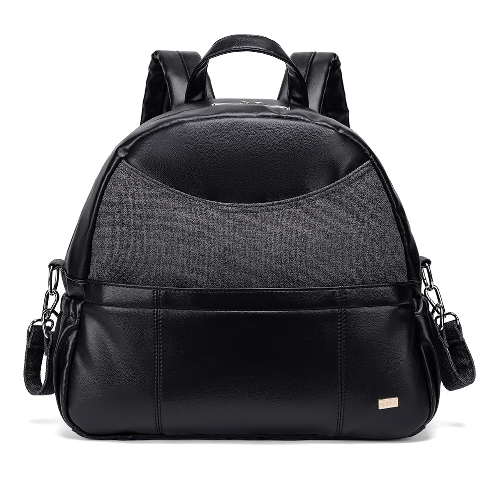Soboba Diaper Backpack for Women Large Capacity Multi-functional Nappy Changing Bag with 2 Straps can Hang on Stroller